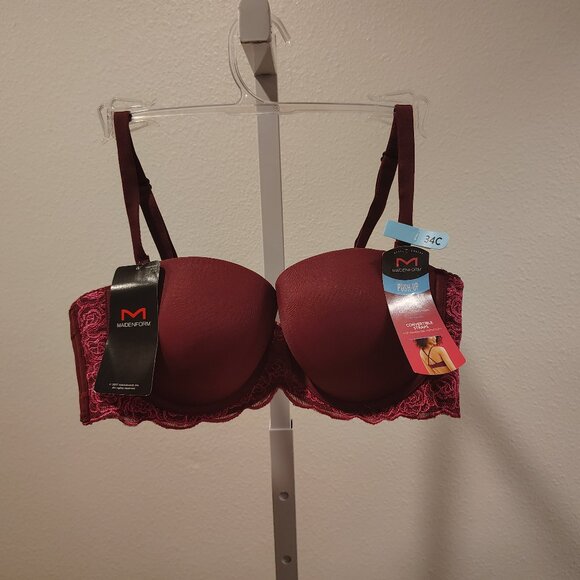 Maidenform Other - Maidenform Love the Lift Balconette Push Up Bra Size 34C UW NWT Style 9905